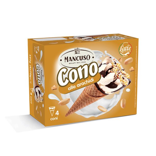 Cono Gelato alle Arachidi