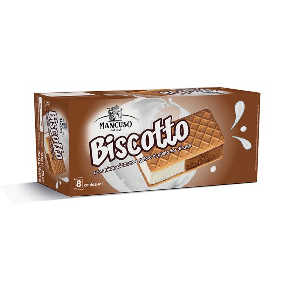 Biscotti Gelato alla Panna e Cacao