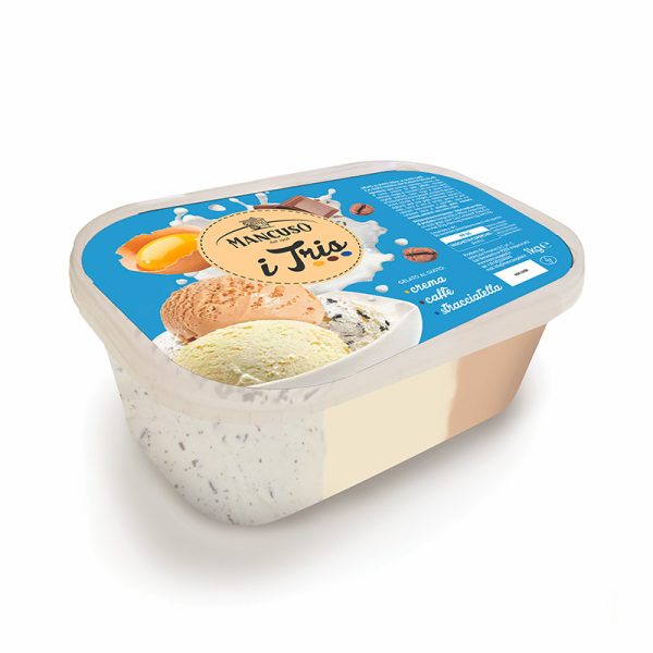 Tris Crema Caffè e Stracciatella - 1 kg
